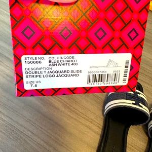 Brand New Tory Burch Sandals NAVY